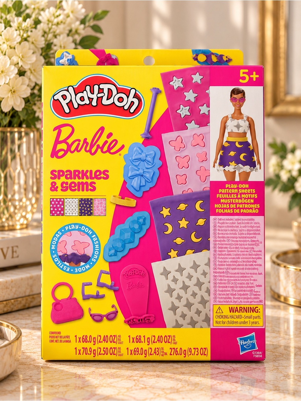 Play-Doh Barbie Sparkles & Gems Fashion Accessory Pack Pattern Sheets G1364